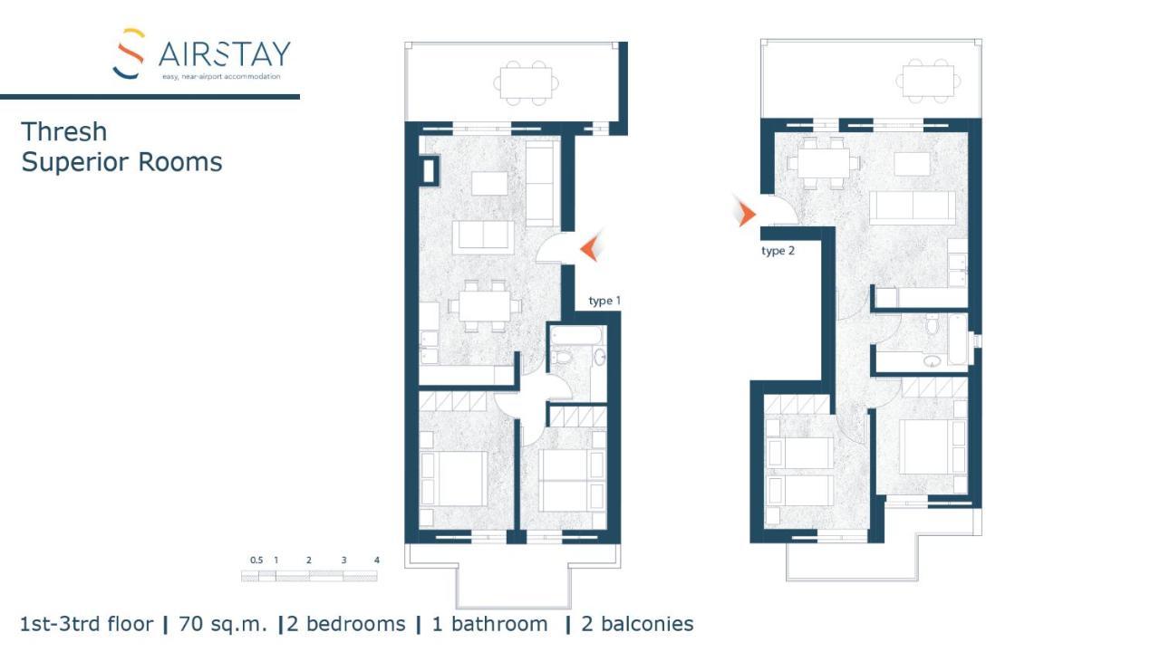 Thresh Apartments Airport By Airstay Spáta Eksteriør billede